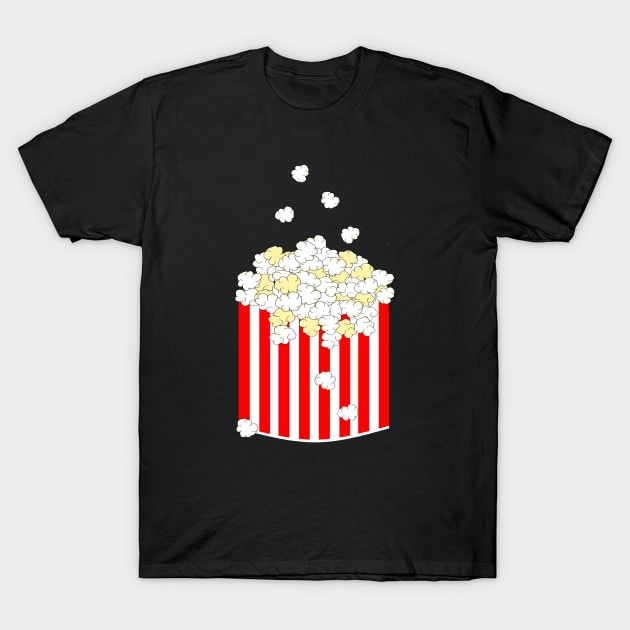 BOX Of Popcorn T-Shirt by SartorisArt1